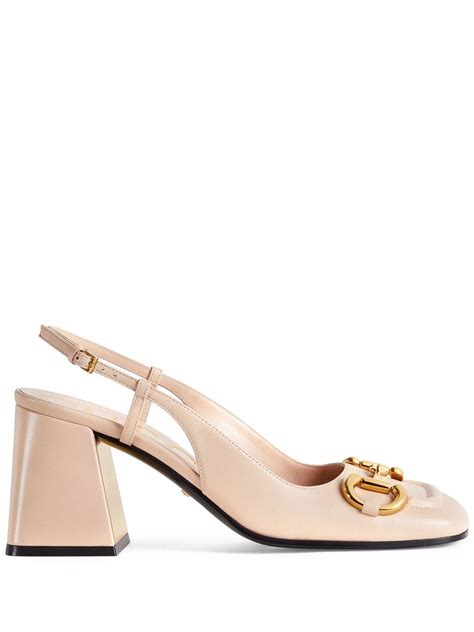 gucci slingback beige|gucci slingback shoes.